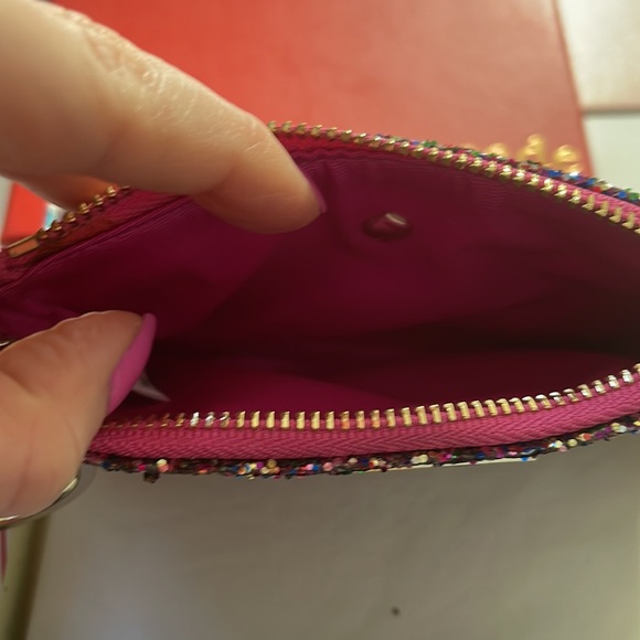 Brand new Kate spade sparkly coin purse- never used - Picture 3 of 3